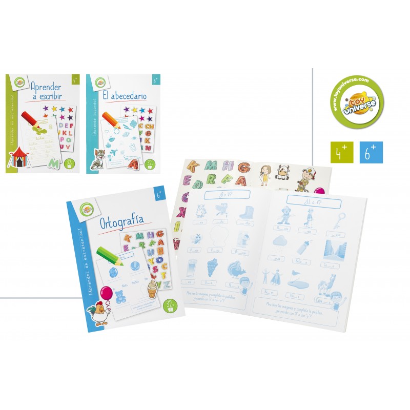 Libro educativo para aprender a escribir