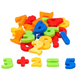 Letras y números magnéticos surtidos