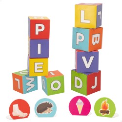 Juego de cubos para aprender números y letras