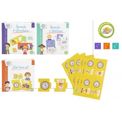 Juego educativo para arpender horas y letras