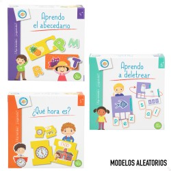 Juego educativo para arpender horas y letras