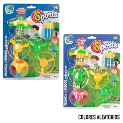 Peonza disco volador con luz