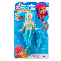 Muñeca sirenita surtida en colores con peine