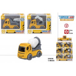 Camión de construcción con sistema de fricción