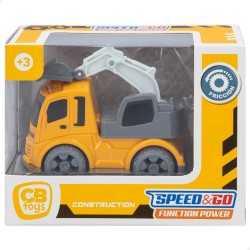 Camión de construcción con sistema de fricción