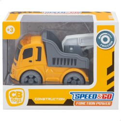 Camión de construcción con sistema de fricción