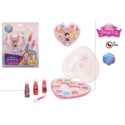 Set maquillaje princesas disney corazon con espejo