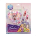 Set maquillaje princesas disney corazon con espejo