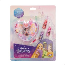 Set maquillaje princesas disney corazon con espejo
