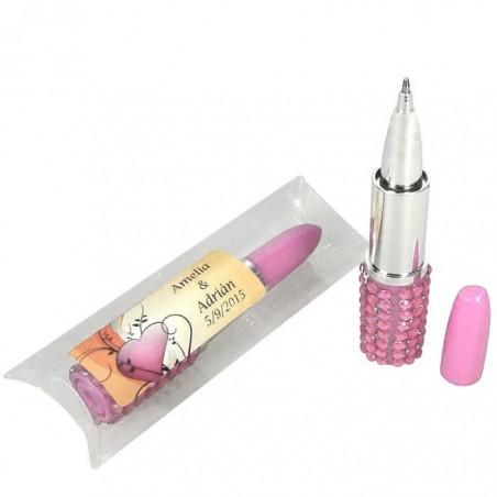 Bolis en forma de pintalabios detalles personalizados boda