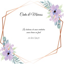 Plantilla floral sublimación taza