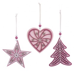 Colgante navideño surtidos de madera