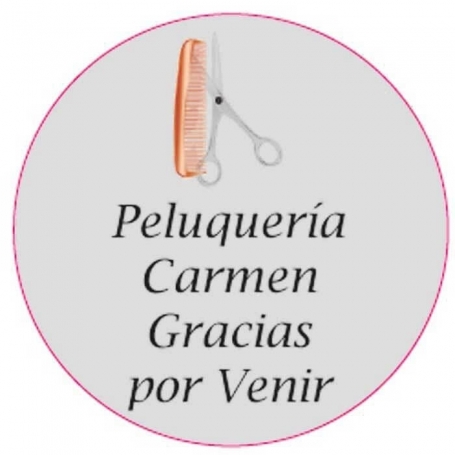 Pegatinas mini para peluquerías