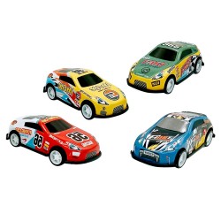 Coche de juguete de carreras de metal