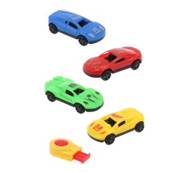 Coche de juguete con lanzador