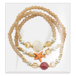 Pulsera con abalorios marineros