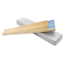 Abanico madera y tela