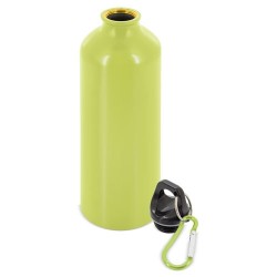 Botella de aluminio acabado con mosqueton 800 ml.