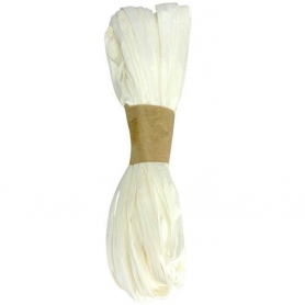 Cinta rafia blanca