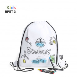 Mochila para colorear ecológica