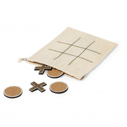 Juego tres en raya en corcho natural