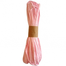 Cinta rafia rosa