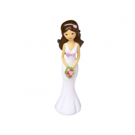 Figura mujer para tarta de boda