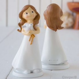 Figura tarta comunión niña barata