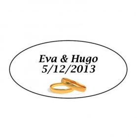 Linterna y bolígrafo en cajita de madera presentado en caja cartón personalizada para boda