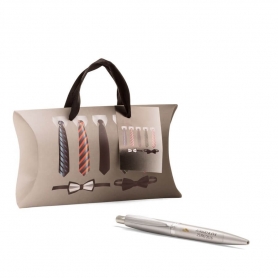 Bolígrafo personalizado para boda en cajita de corbatas