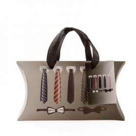 Bolígrafo personalizado para boda en cajita de corbatas