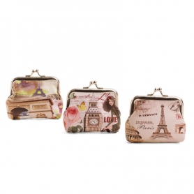 Regalo manicura monedero y toalla en forma de flor presentado en caja de cartón