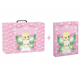 Libro comunión con maletín