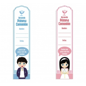Pack 25 marcapáginas para comunión