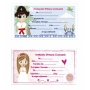 Pack 10 invitaciones de comuniones para personalizar