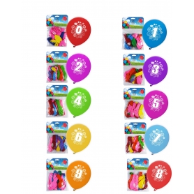 Pack de globos de números