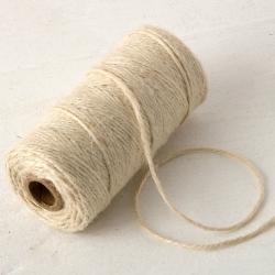 Cordel de yute marfil