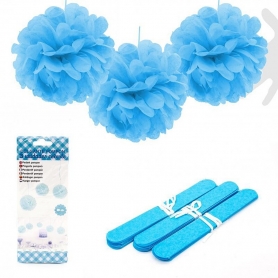 Pack 3 pompones para decorar