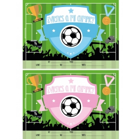 Invitaciones de cumpleaños de fútbol