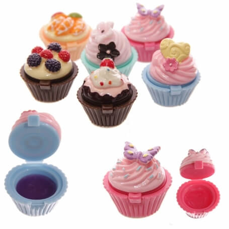 Regalo brillo labial cupcake
