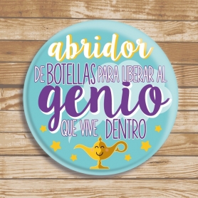 Chapa abrebotellas con imán