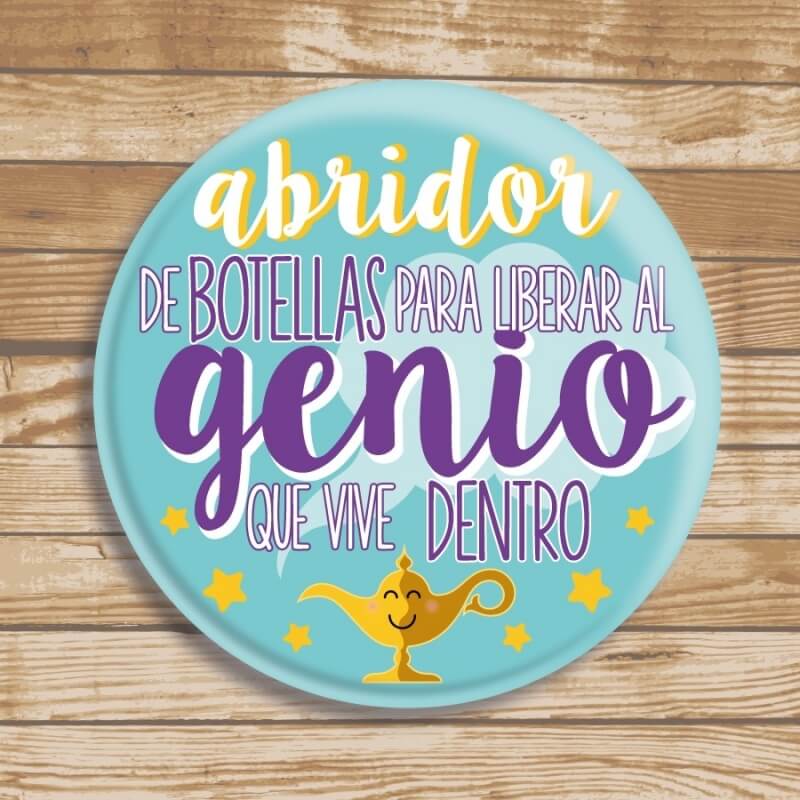 Chapa abrebotellas con imán