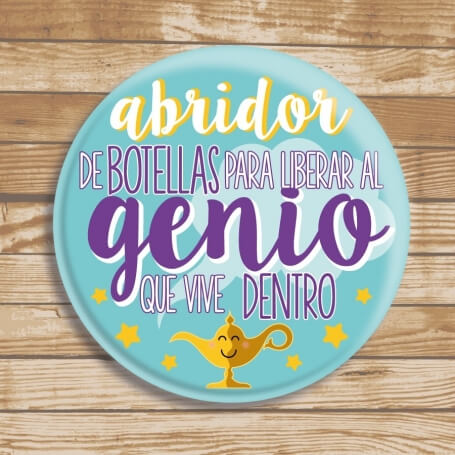 Chapa abrebotellas con imán