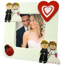 Portafotos personalizado para boda