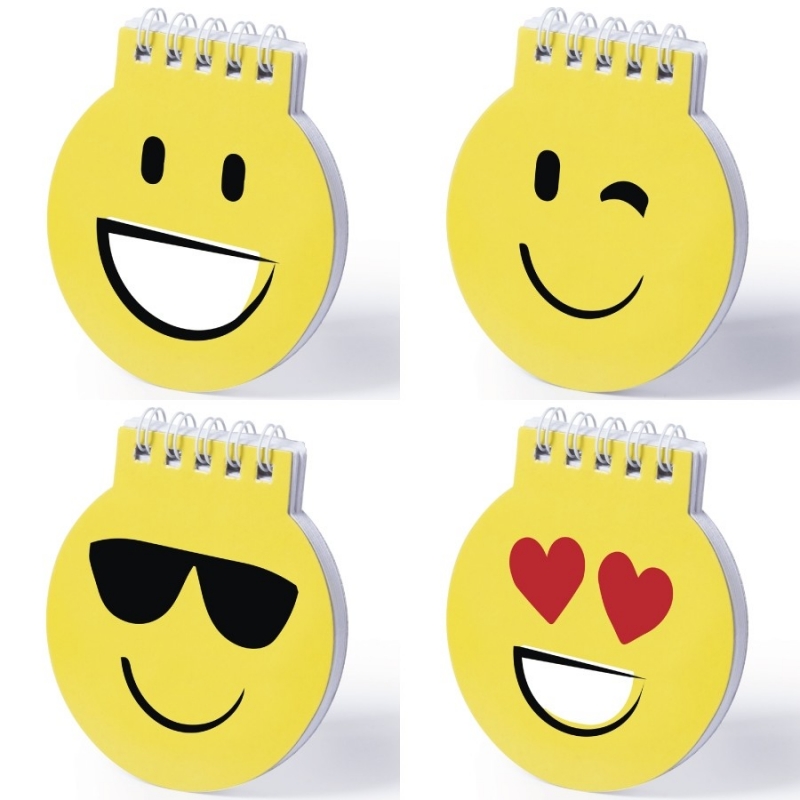Regalo mini libreta emoticonos para detalles