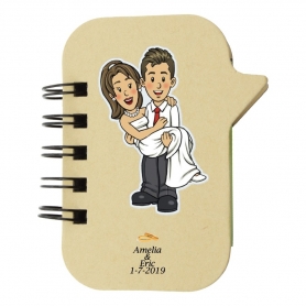 Libreta para detalle de bodas