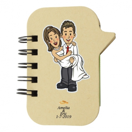 Libreta para detalle de bodas
