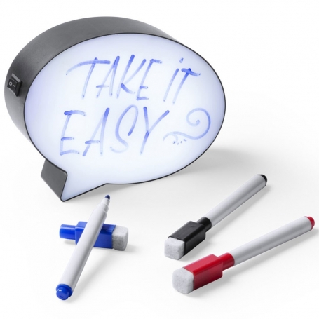 Regalo pizarra con luz muy original y económica