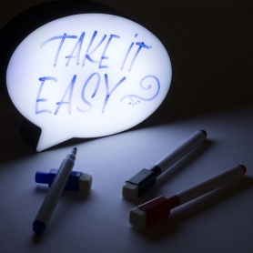 Regalo pizarra con luz muy original y económica