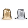 Mochilas saquito metalizadas